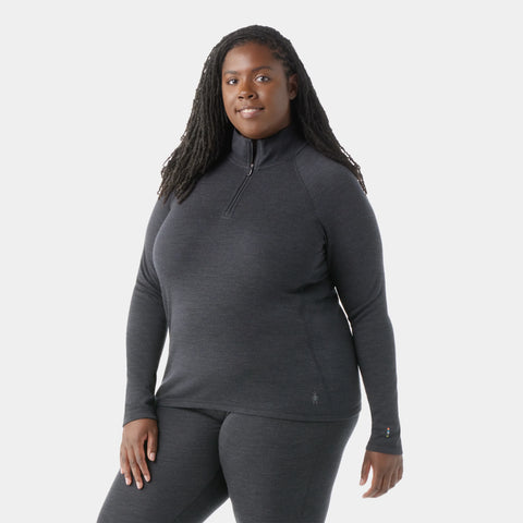 Women's Classic Thermal Merino Base Layer 1/4 Zip Plus