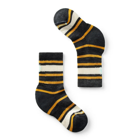 Kids' Hike Striped Crew Socks