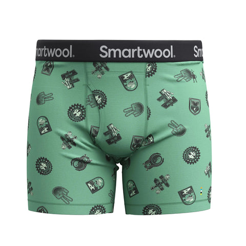 Men's Merino Print Boxer Brief