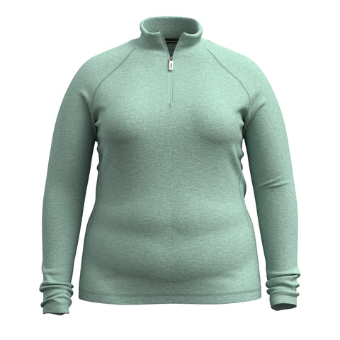 Women's Classic Thermal Merino Base Layer 1/4 Zip Plus
