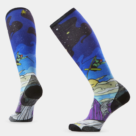 Women's Ski Galactic Ski Print OTC Socks?