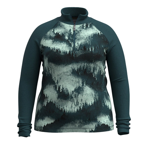 Women's Classic Thermal Merino Base Layer 1/4 Zip Plus