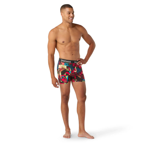 Men's Merino Print Boxer Brief