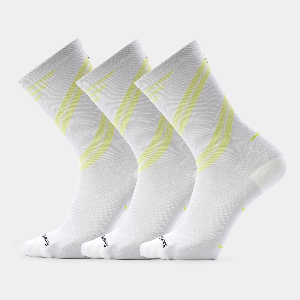 Run Pattern Crew Socks 3-Pack