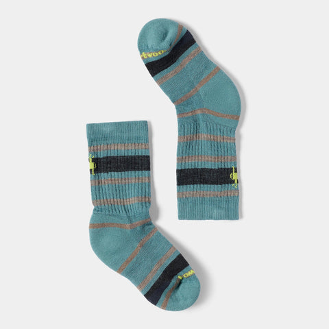 Kids' Hike Striped Crew Socks
